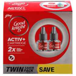 Good Knight Active+ Cartridge Twin Saver Pack