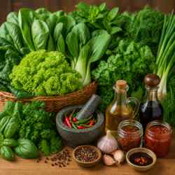 Leafy & Condiments